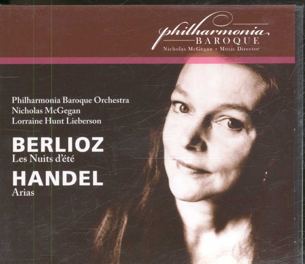 Philharmonia Baroque Orchestra, Nicholas McGegan - Berlioz, Handel - Les Nuits d'Été, Arias - Cd