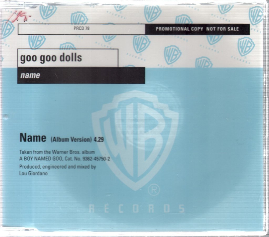 Goo Goo Dolls - Name - Cd