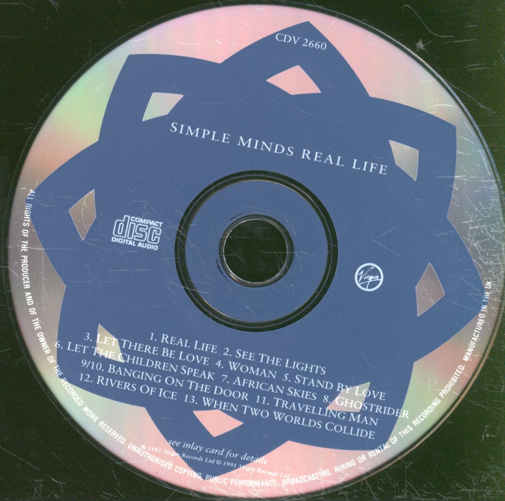Simple Minds - Real Life - Cd
