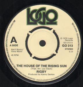 Rigby - House Of The Rising Sun - 7 Inch