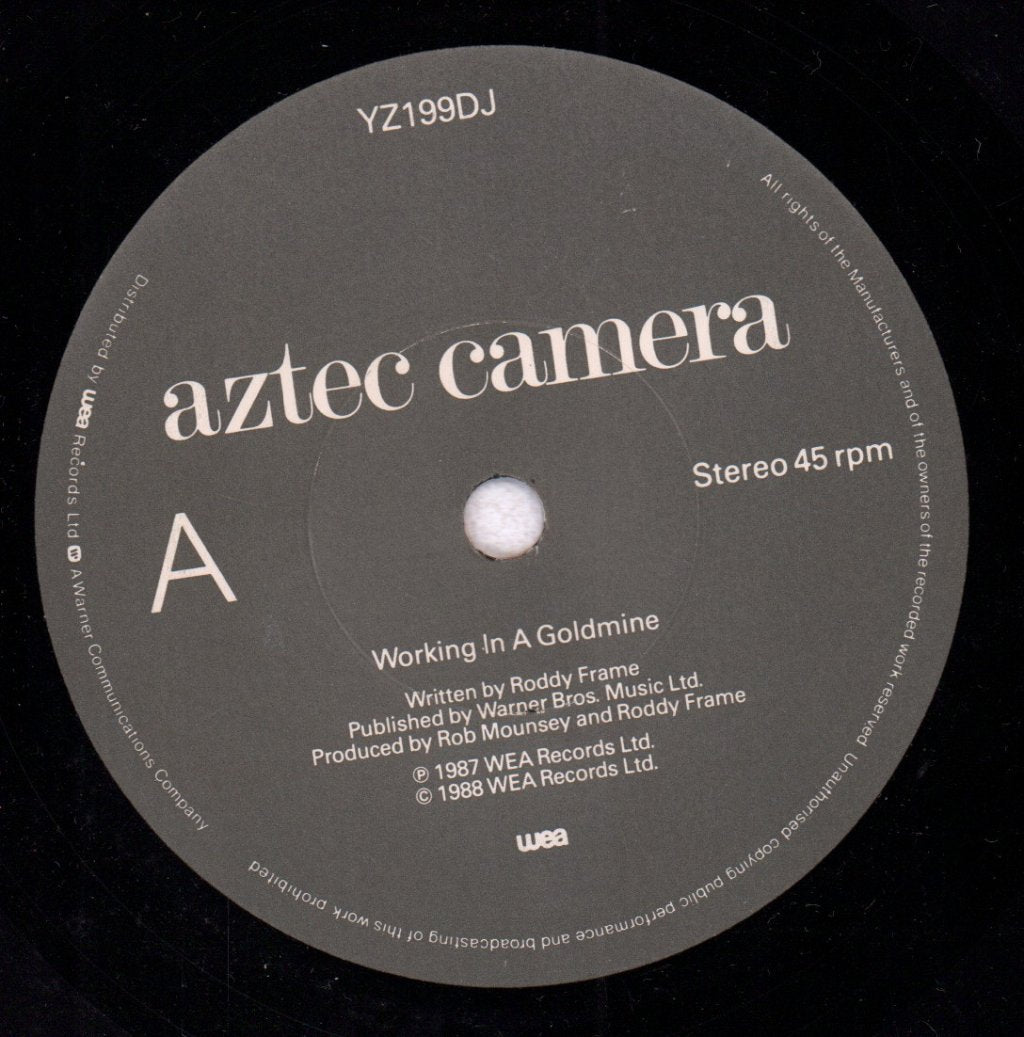 Aztec Camera - Working In A Goldmine - 7 Inch
