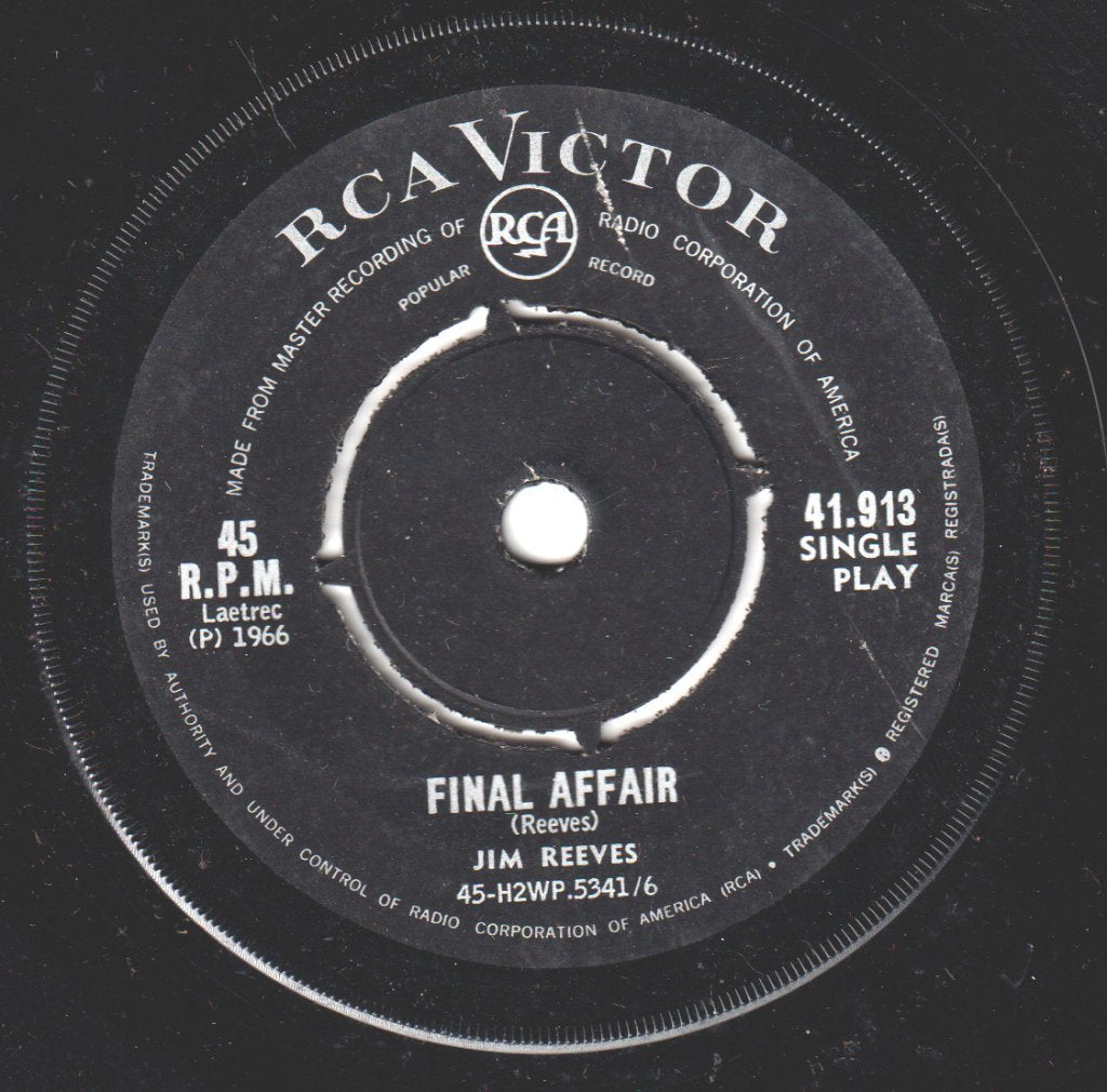 Jim Reeves - Snowflake - 7 Inch