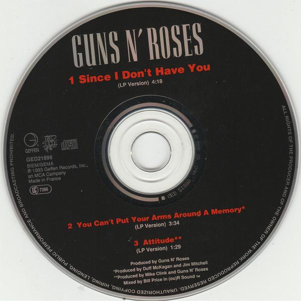 Guns N' Roses - Since I Don't Have You - Cd