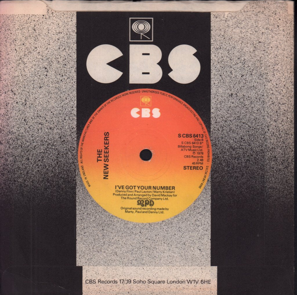 New Seekers - Anthem - 7 Inch
