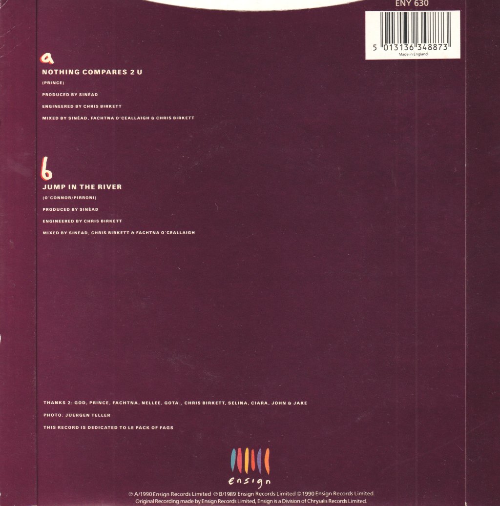 Sinead O'Connor - Nothing Compares 2 U - 7 Inch