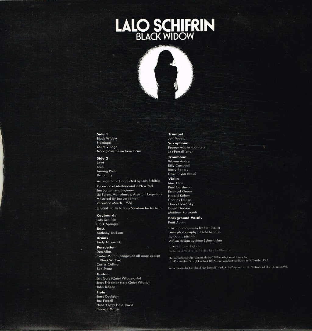 Lalo Schifrin - Black Widow - Lp
