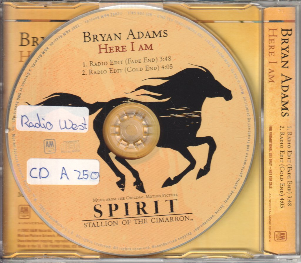 Bryan Adams - Here I Am - Cd