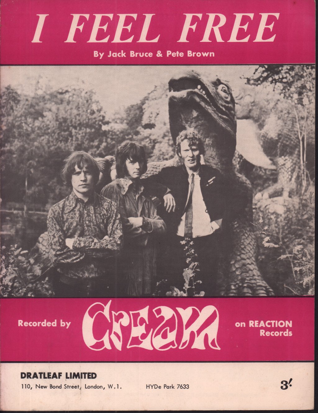 Cream - I Feel Free - Sheet Music