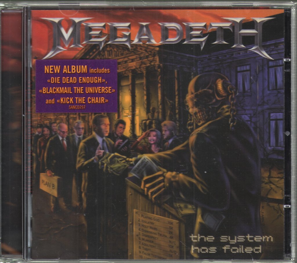 Megadeth - System Has Failed - Cd