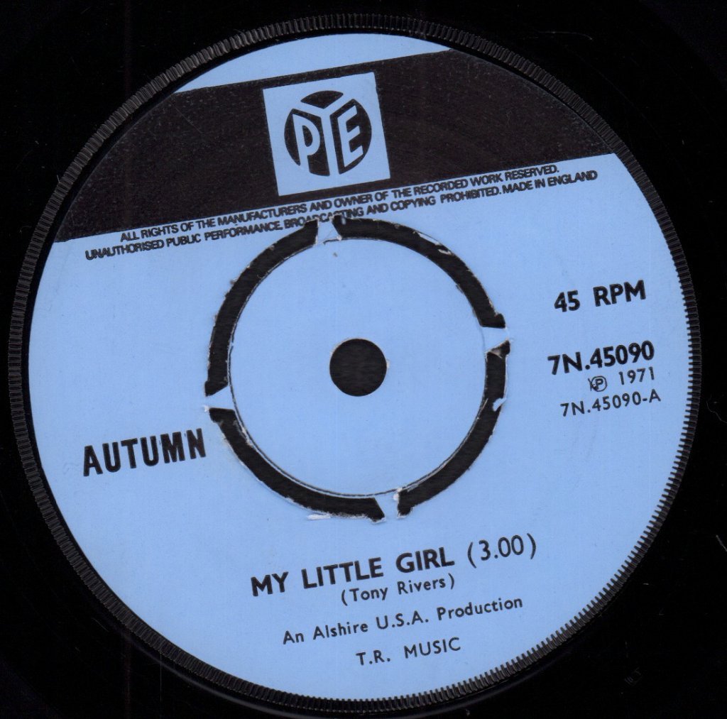 Autumn (Early 70'S Group) - My Little Girl - 7 Inch