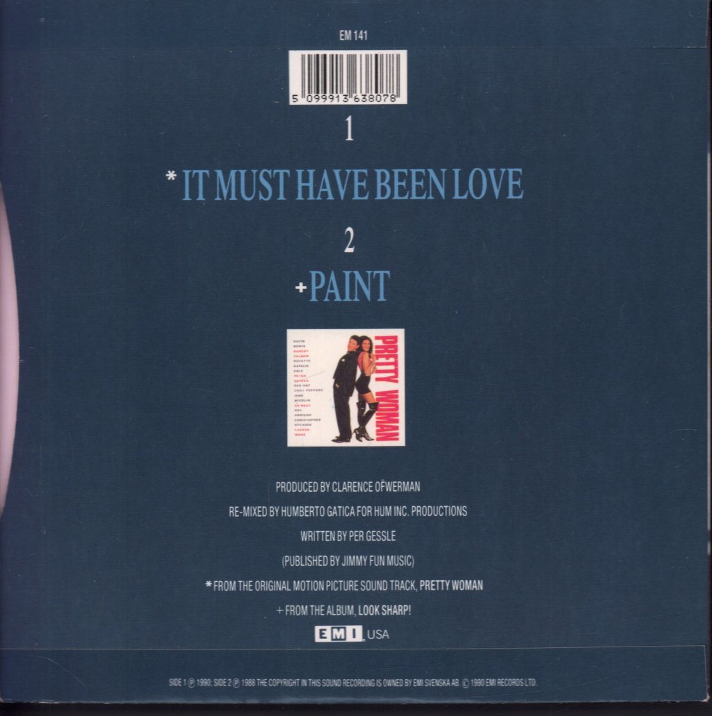 Roxette - It Must Have Been Love - 7 Inch
