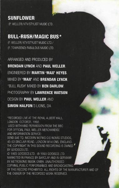 Paul Weller - Sunflower - Cassette