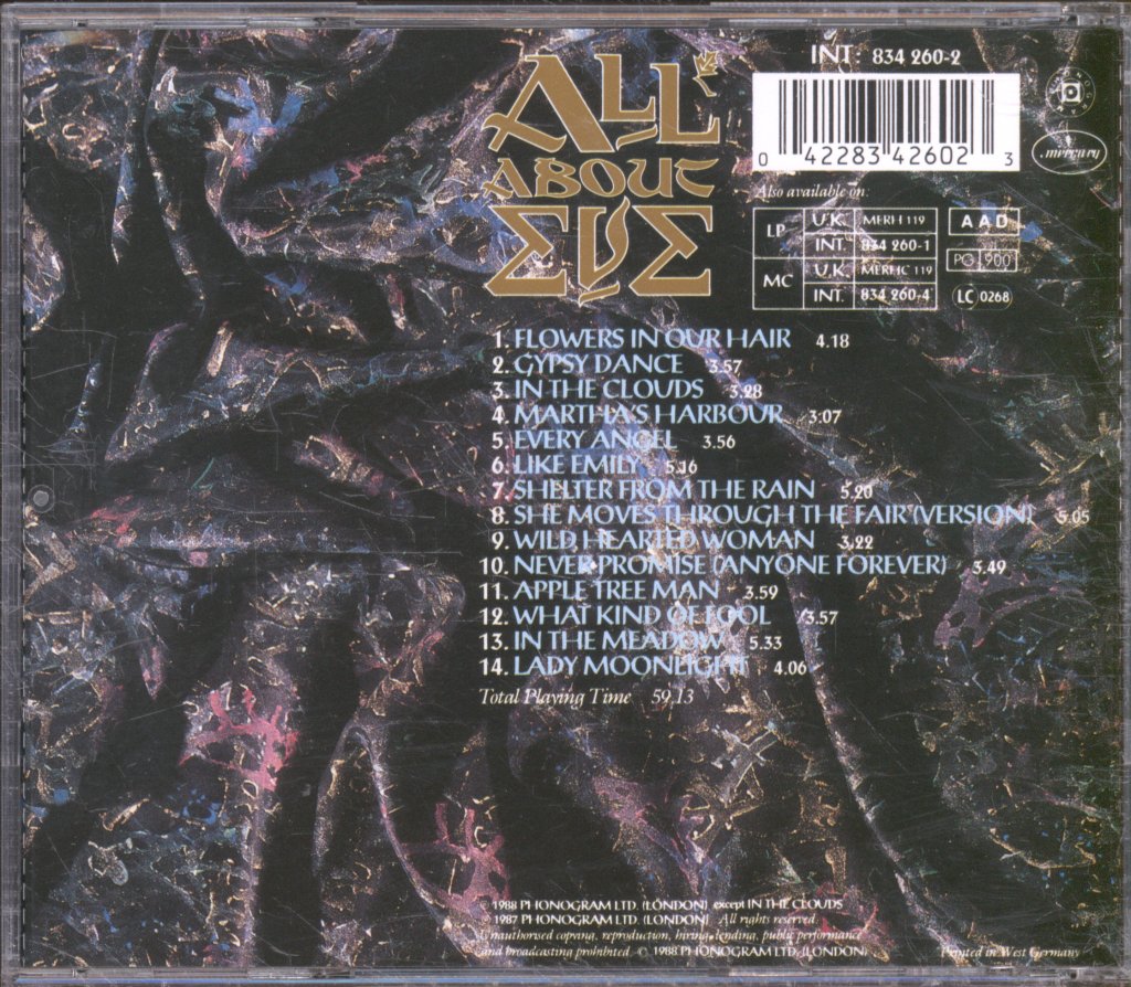 All About Eve - All About Eve - Cd