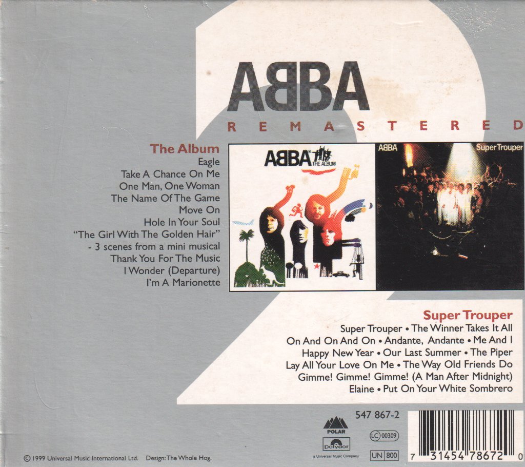 ABBA - Album / Super Trouper - Double Cd – Vinyl Tap
