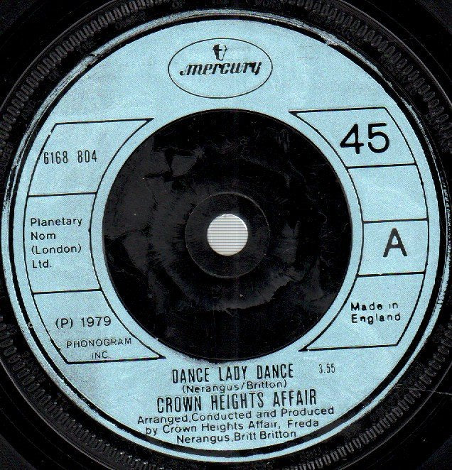 Crown Heights Affair - Dance Lady Dance - 7 Inch
