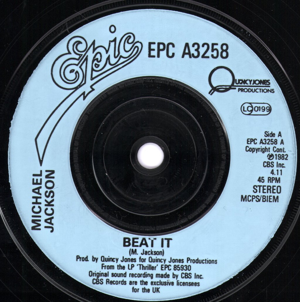 Michael Jackson - Beat It - 7 Inch