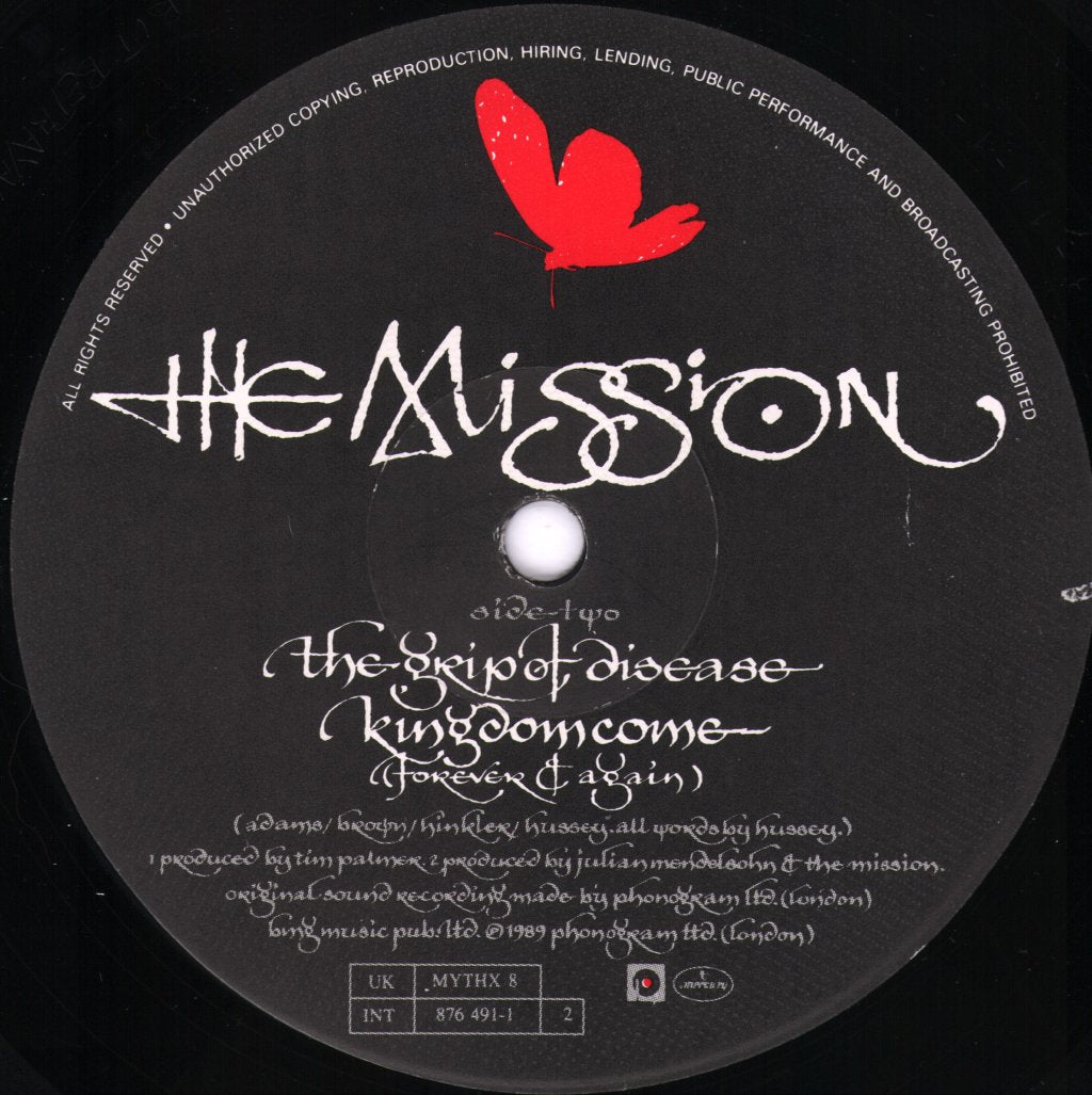 Mission - Butterfly On A Wheel - 12 Inch