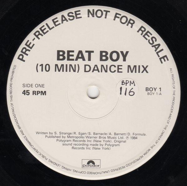 Visage - Beat Boy - 12 Inch