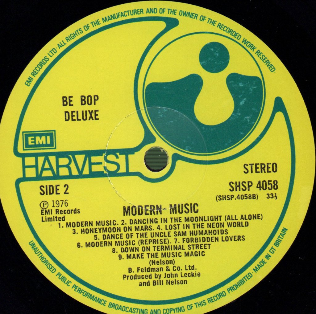 Be Bop Deluxe - Modern Music - Lp