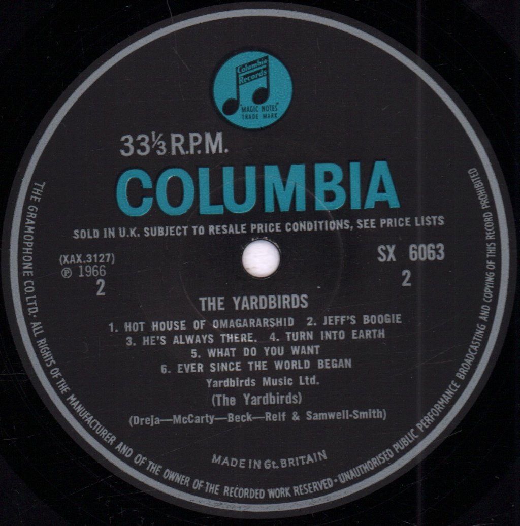 Yardbirds - Roger The Engineer - Lp