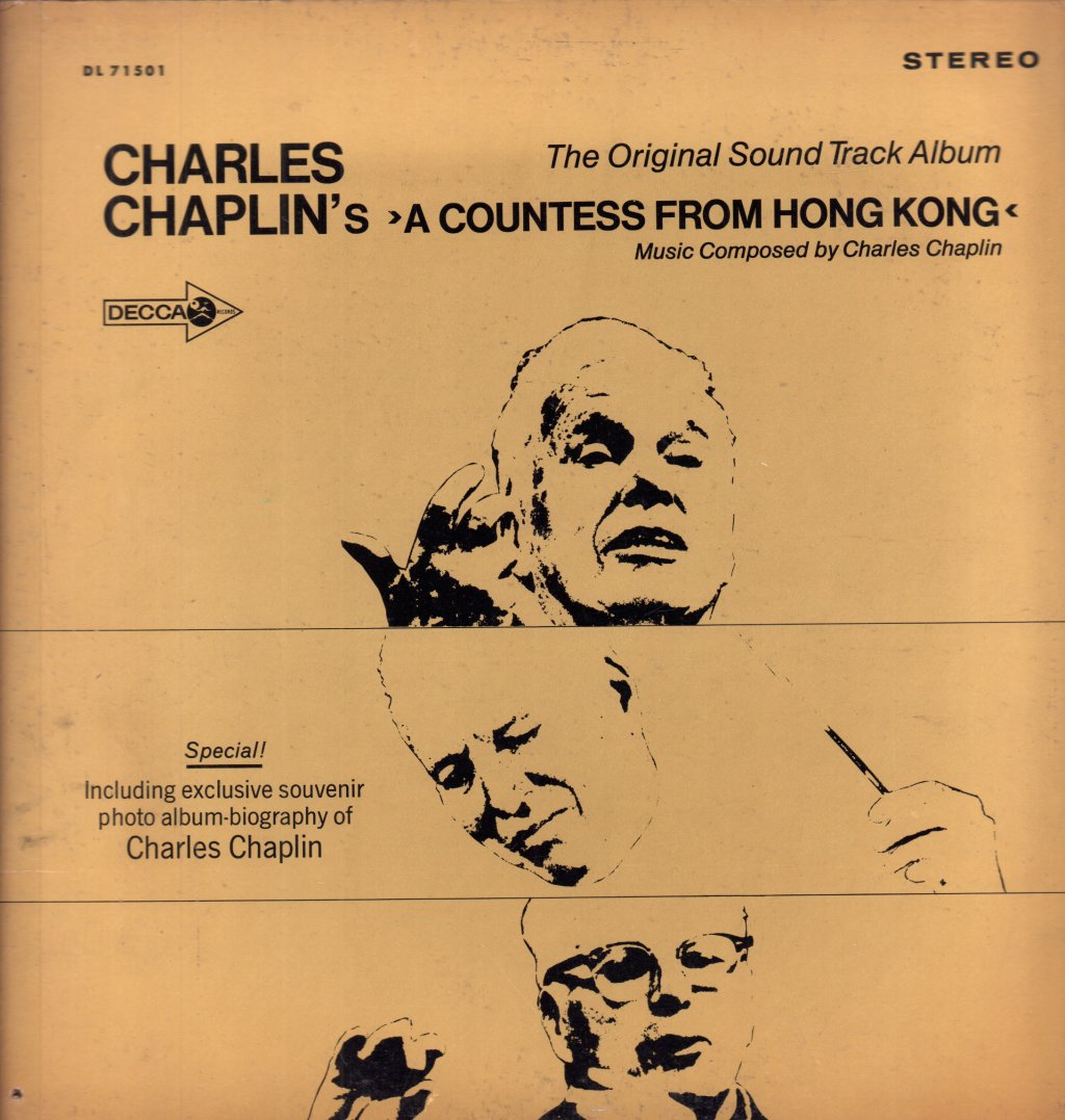 Charlie Chaplin's A Countess From Hong Kong - Original Sound Track Album - Lp