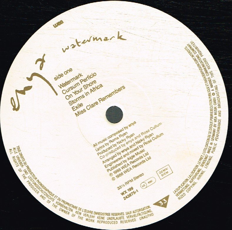Enya - Watermark - Lp