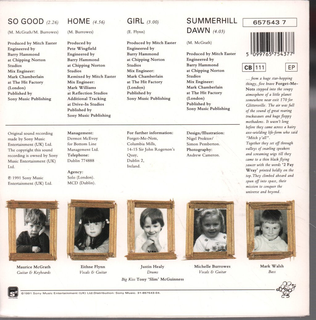 Forget Me Nots - 2 Fay Wray - 7 Inch