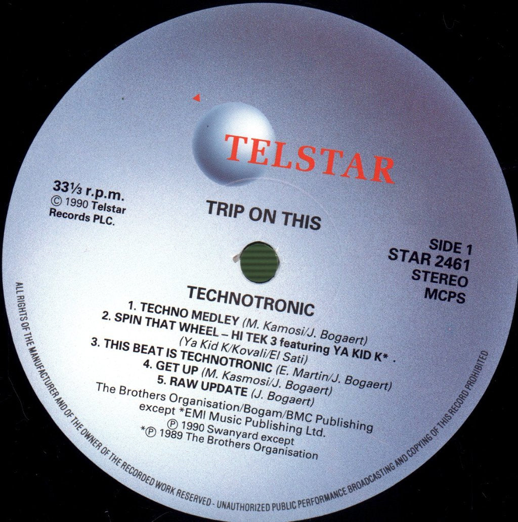 Technotronic - Trip On This (Remix Album) - Lp