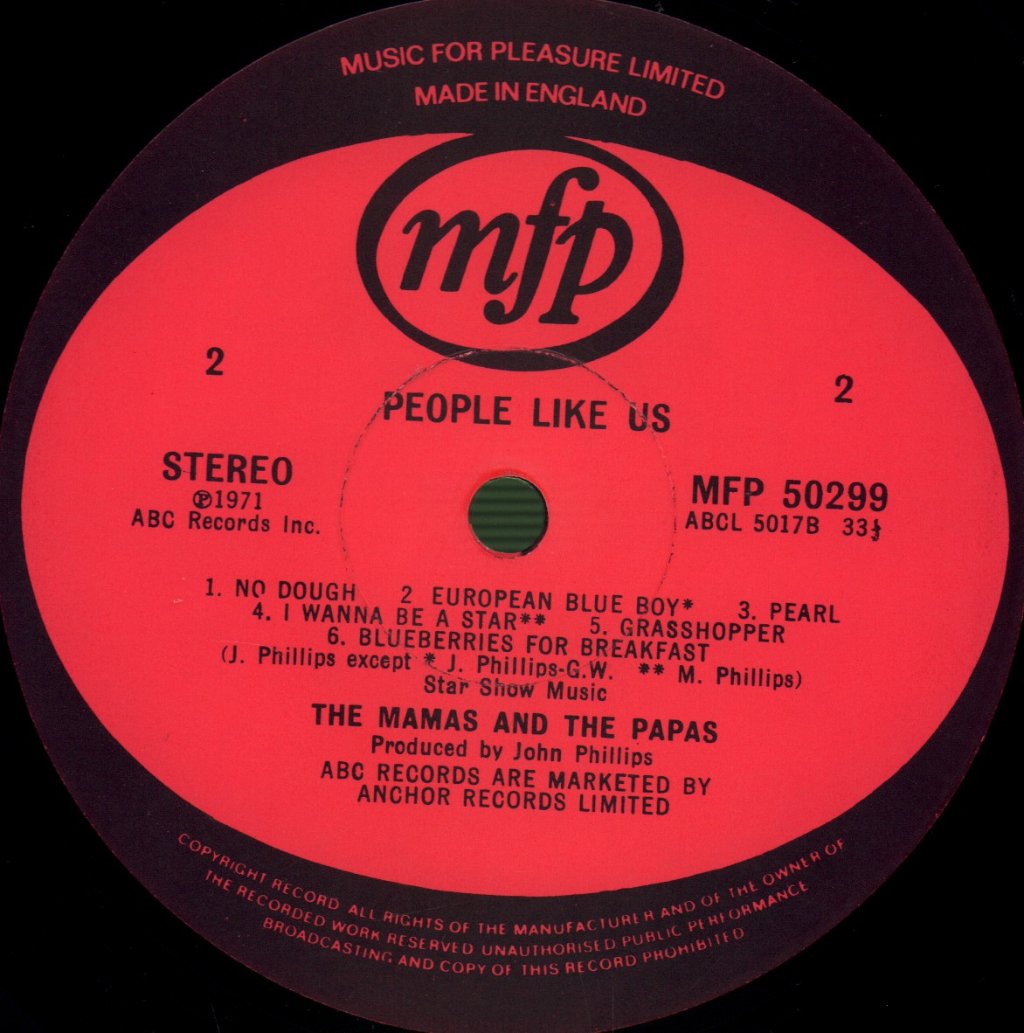 Mamas & The Papas - People Like Us - Lp
