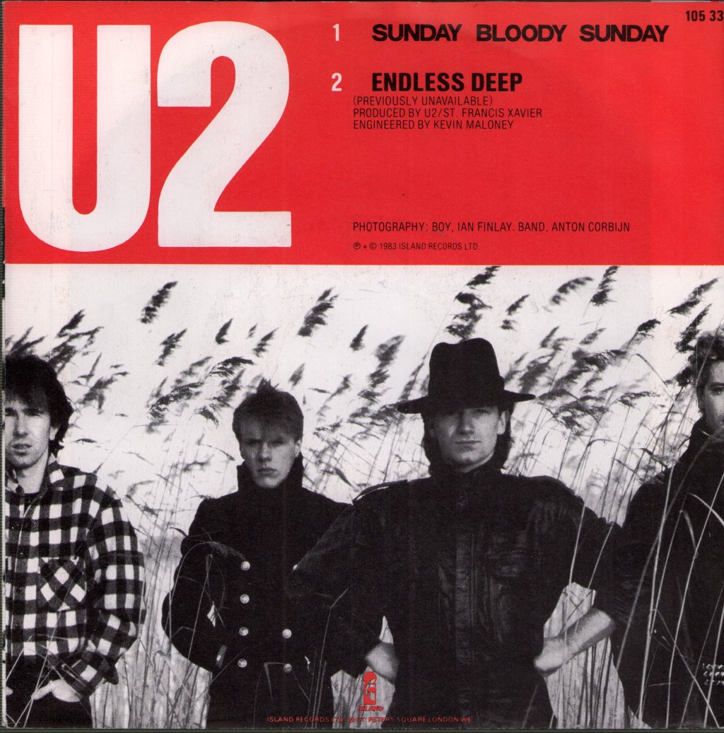 U2 - Sunday Bloody Sunday / Endless Deep - 7 Inch