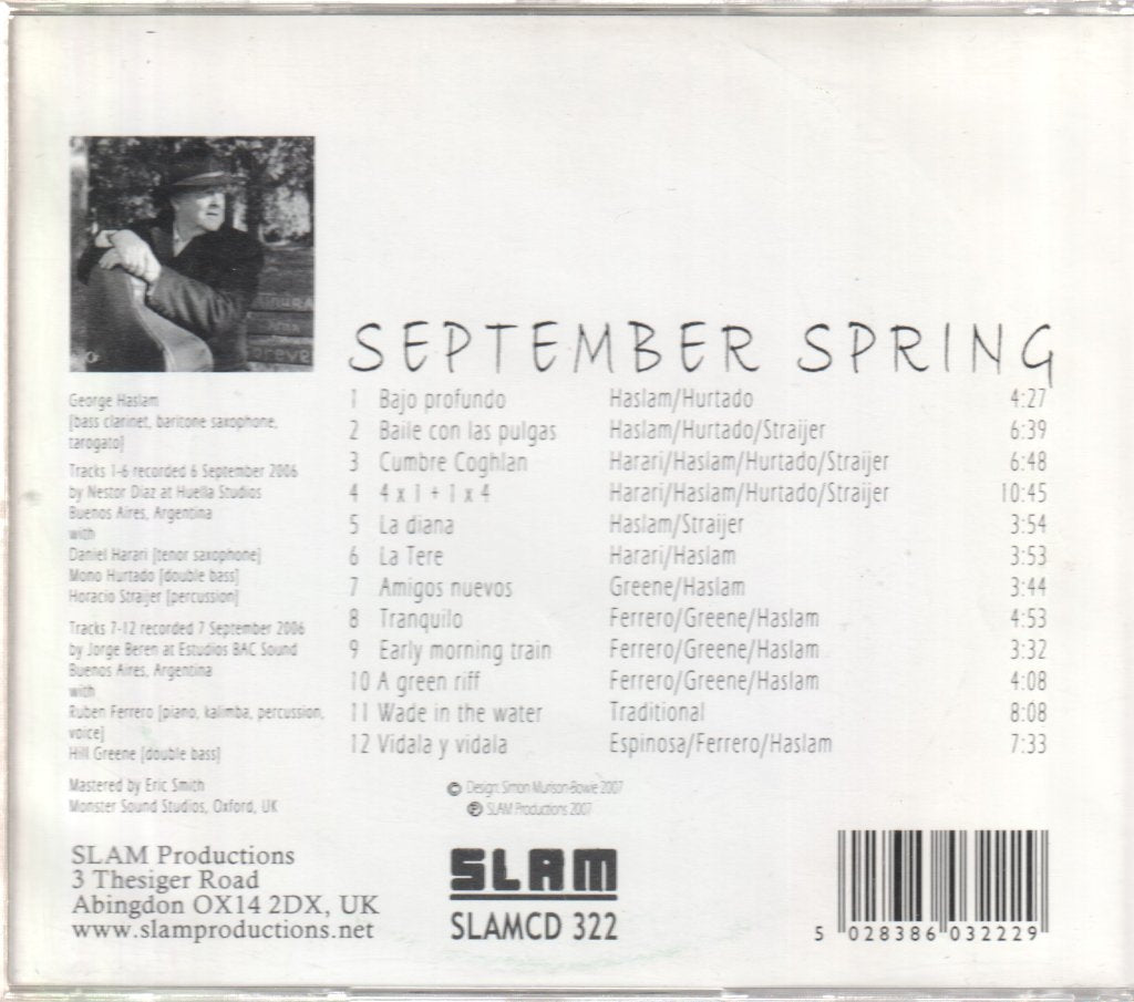 George Haslam - September Spring - Cd