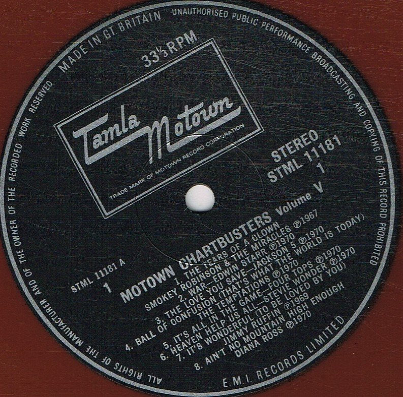 Various Artists - Motown Chartbusters Vol 5 - Lp