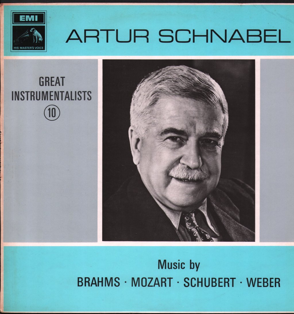 Artur Schnabel - Great Instrumentalists 10 - Brahms / Mozart / Schubert - Lp