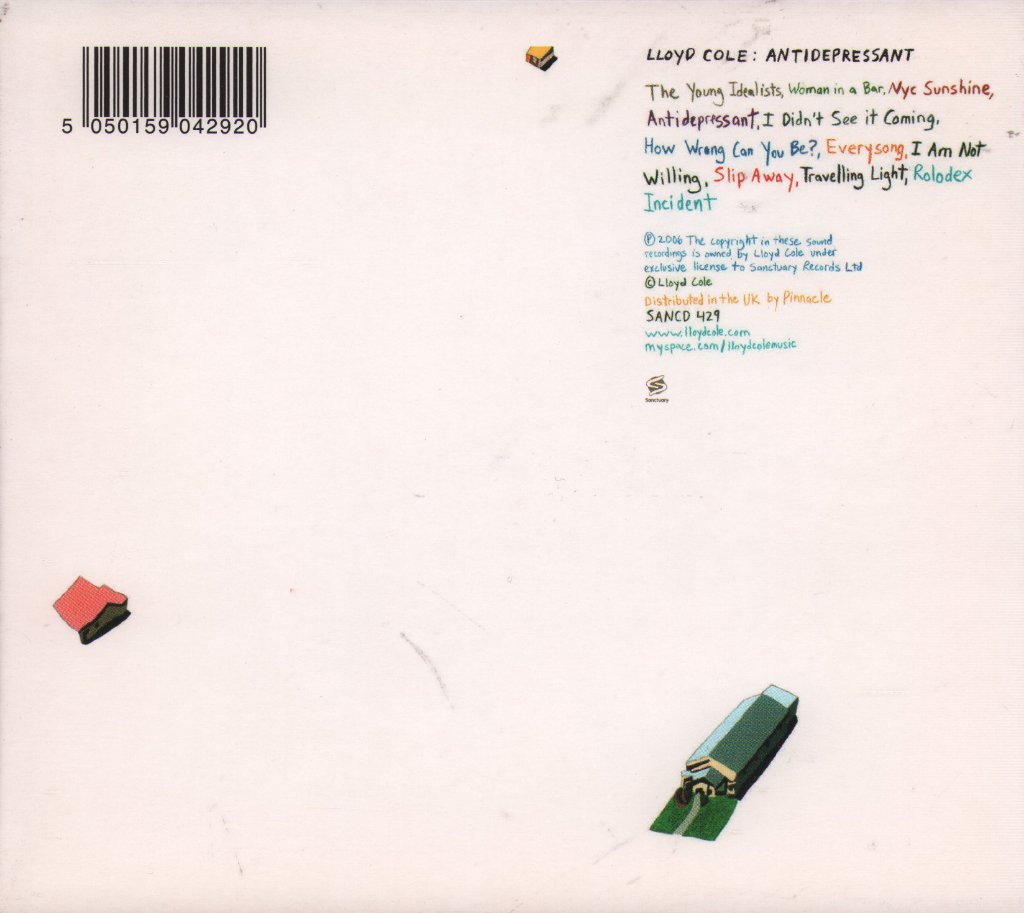 Lloyd Cole - Antidepressant - Cd