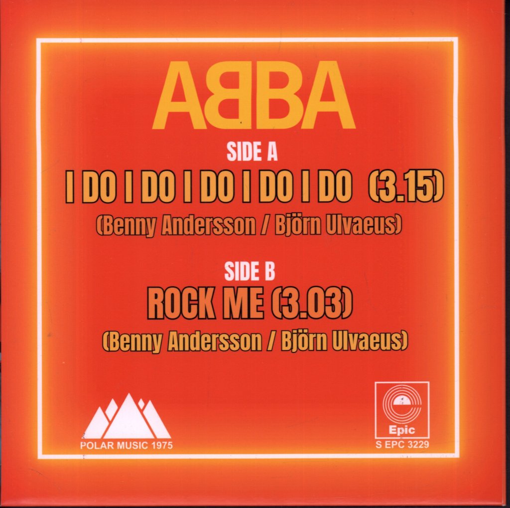 ABBA - I Do, I Do, I Do, I Do, I Do - 7 Inch