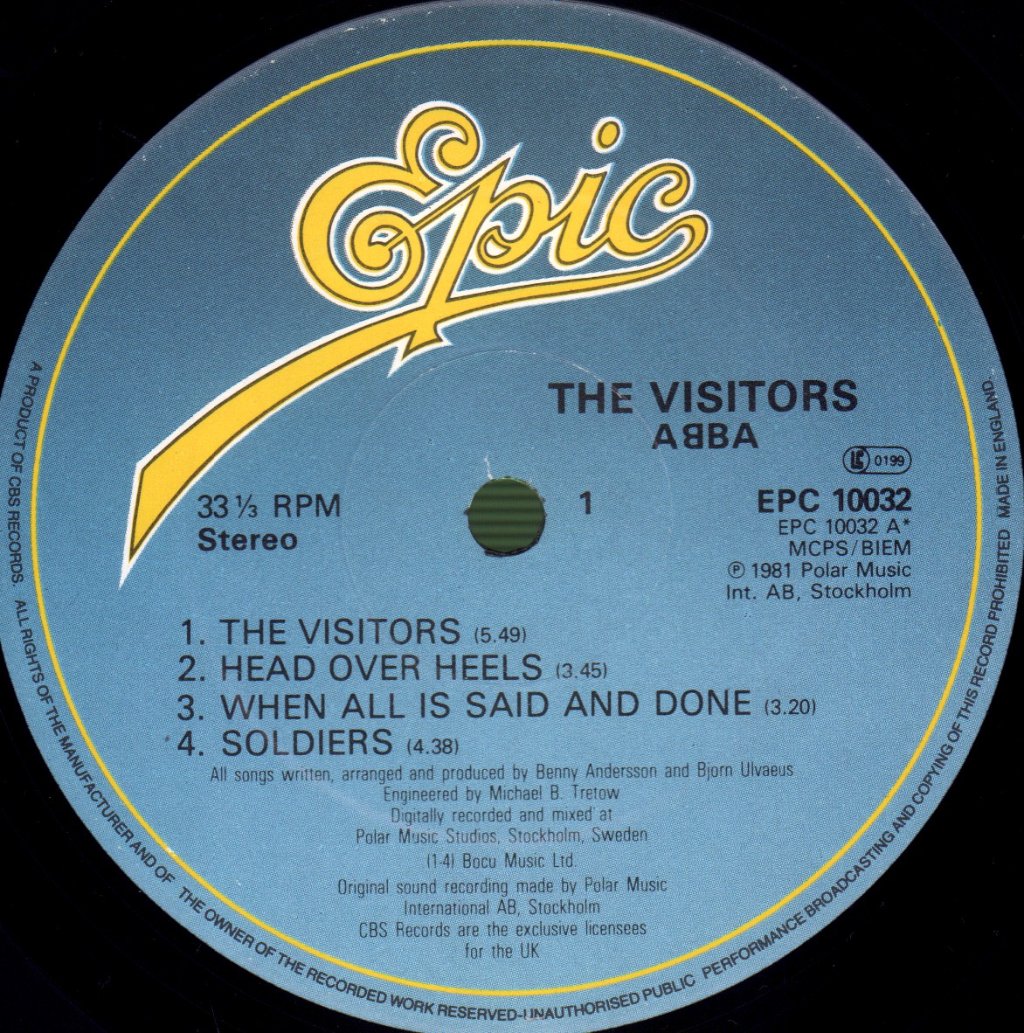 ABBA - Visitors - Lp