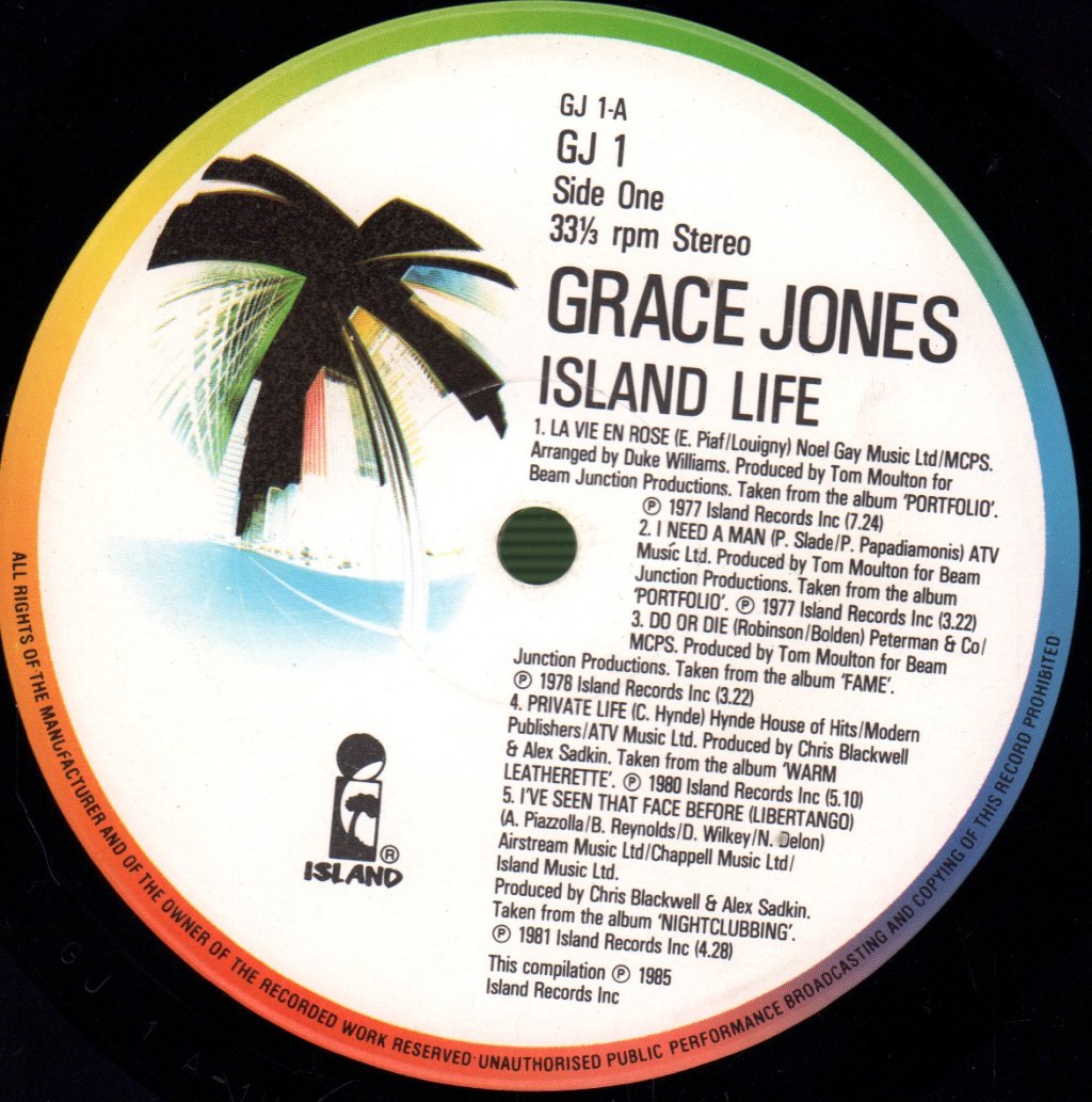 Grace Jones - Island Life - Lp