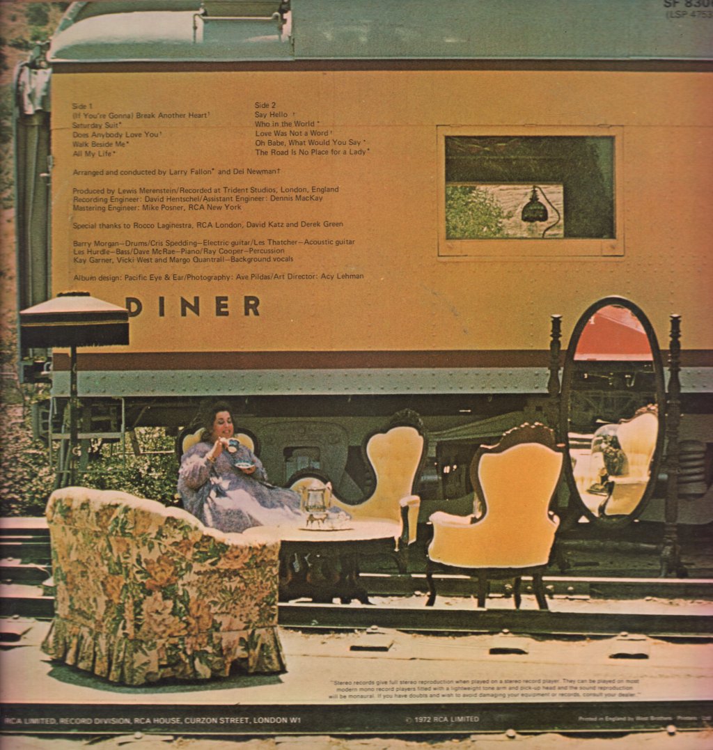 Cass Elliot - Road Is No Place For A Lady - Lp