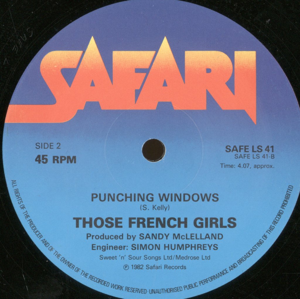 Those French Girls - Sorry Sorry - 12 Inch