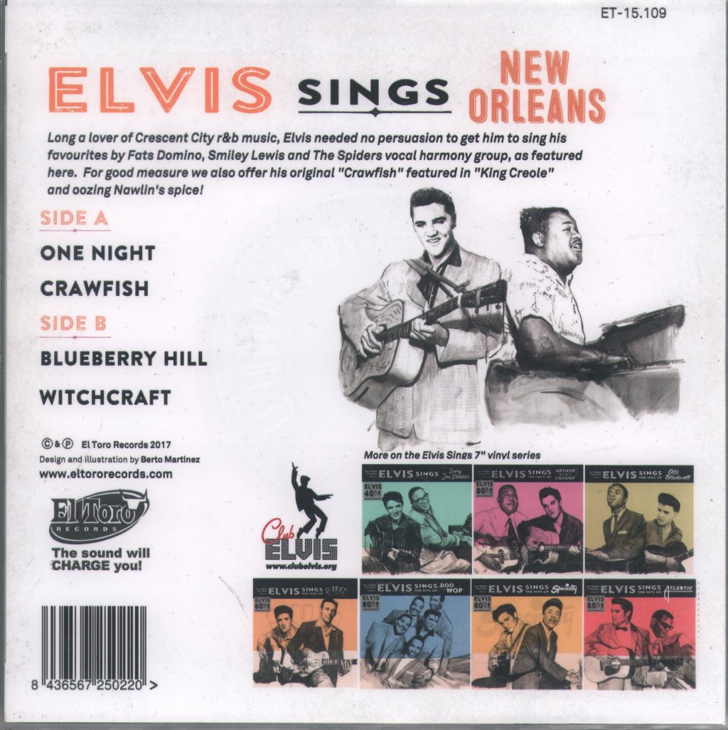 Elvis Presley - Elvis Sings New Orleans - 7 Inch