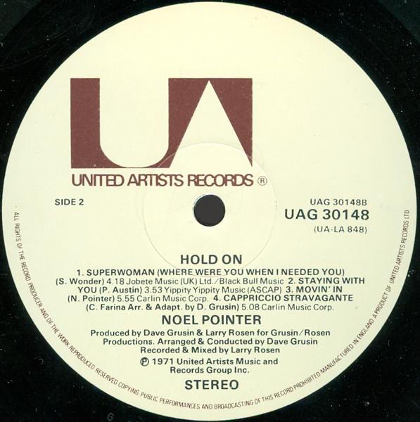 Noel Pointer - Hold On - Lp