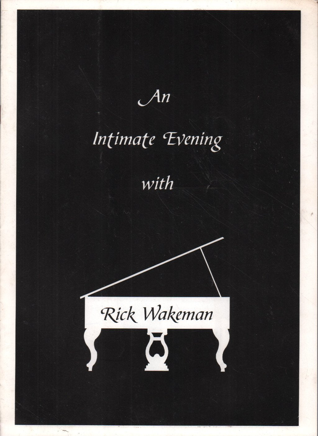 Rick Wakeman - An Intimate Evening With - Tour Programme