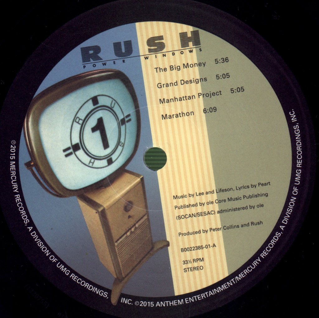 Rush - Power Windows - Lp