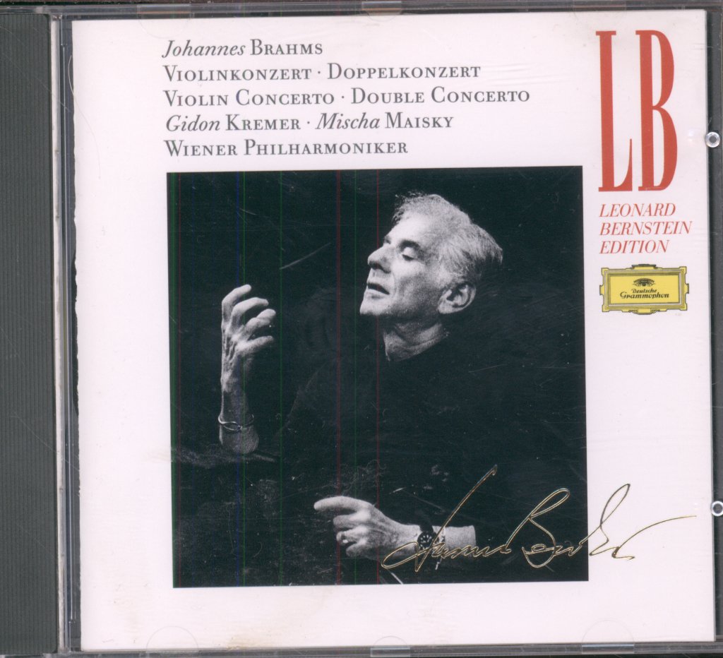 Wiener Philharmoniker, Leonard Bernstein - Brahms - Violinkonzert / Doppelkonzert / Violin Concerto / Double Concerto - Cd