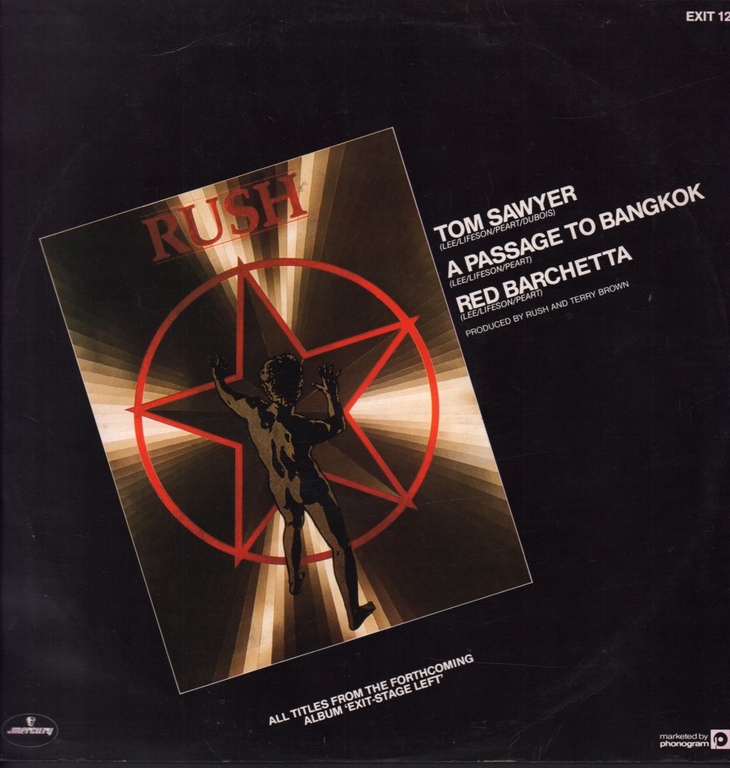 Rush - Tom Sawyer - 12 Inch