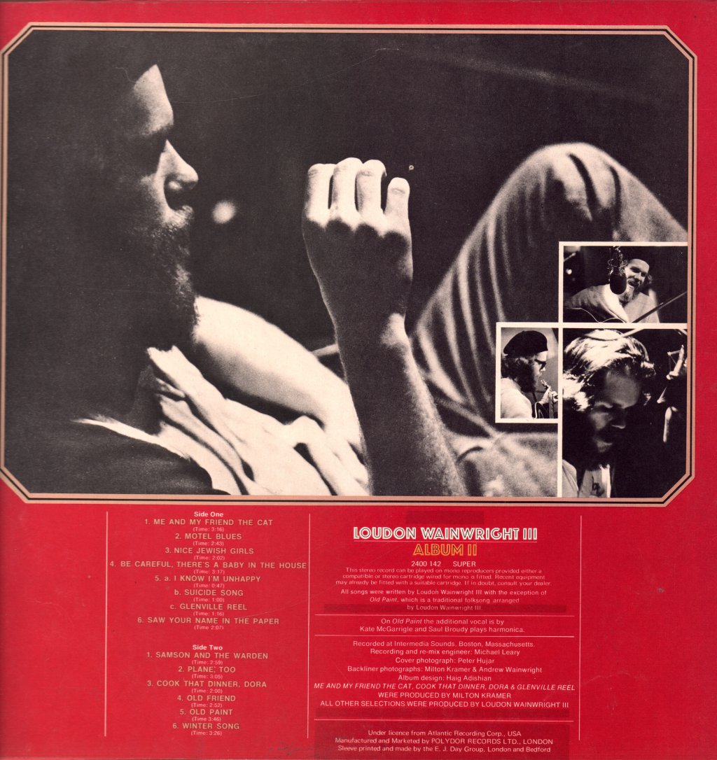 Loudon Wainwright 3 - Album 2 - Lp