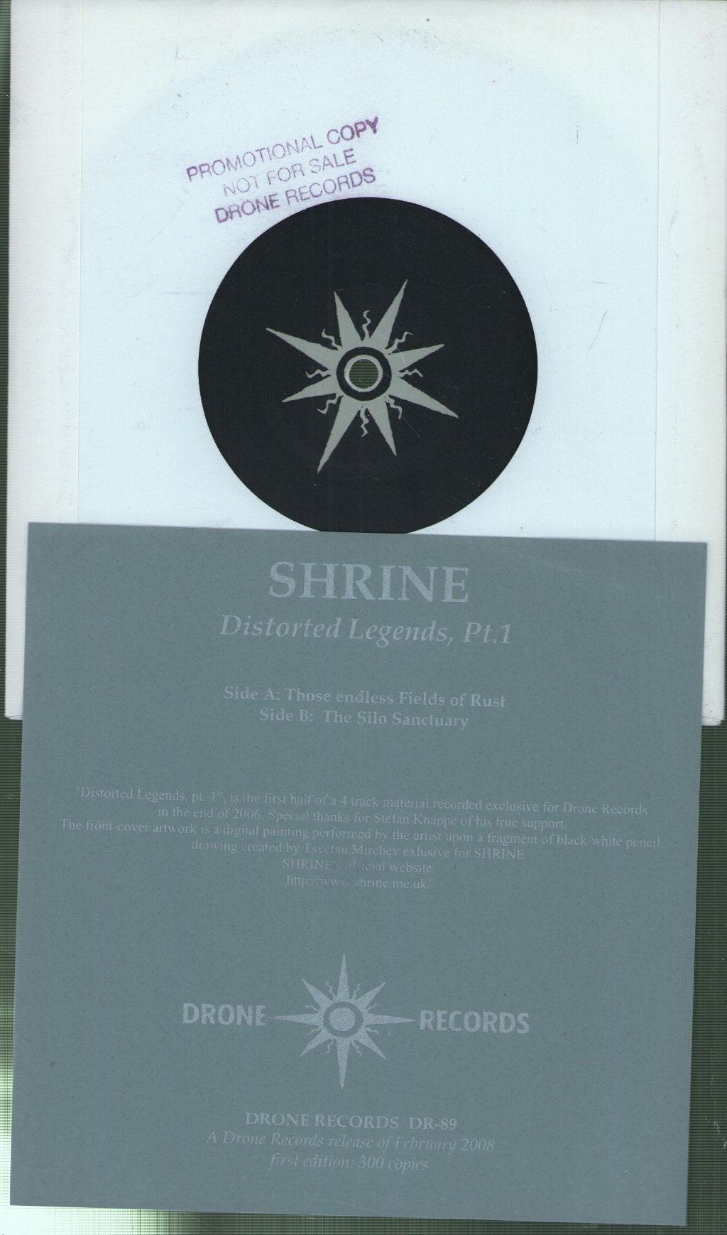 Shrine - Distorted Legends Pt.1 - 7 Inch