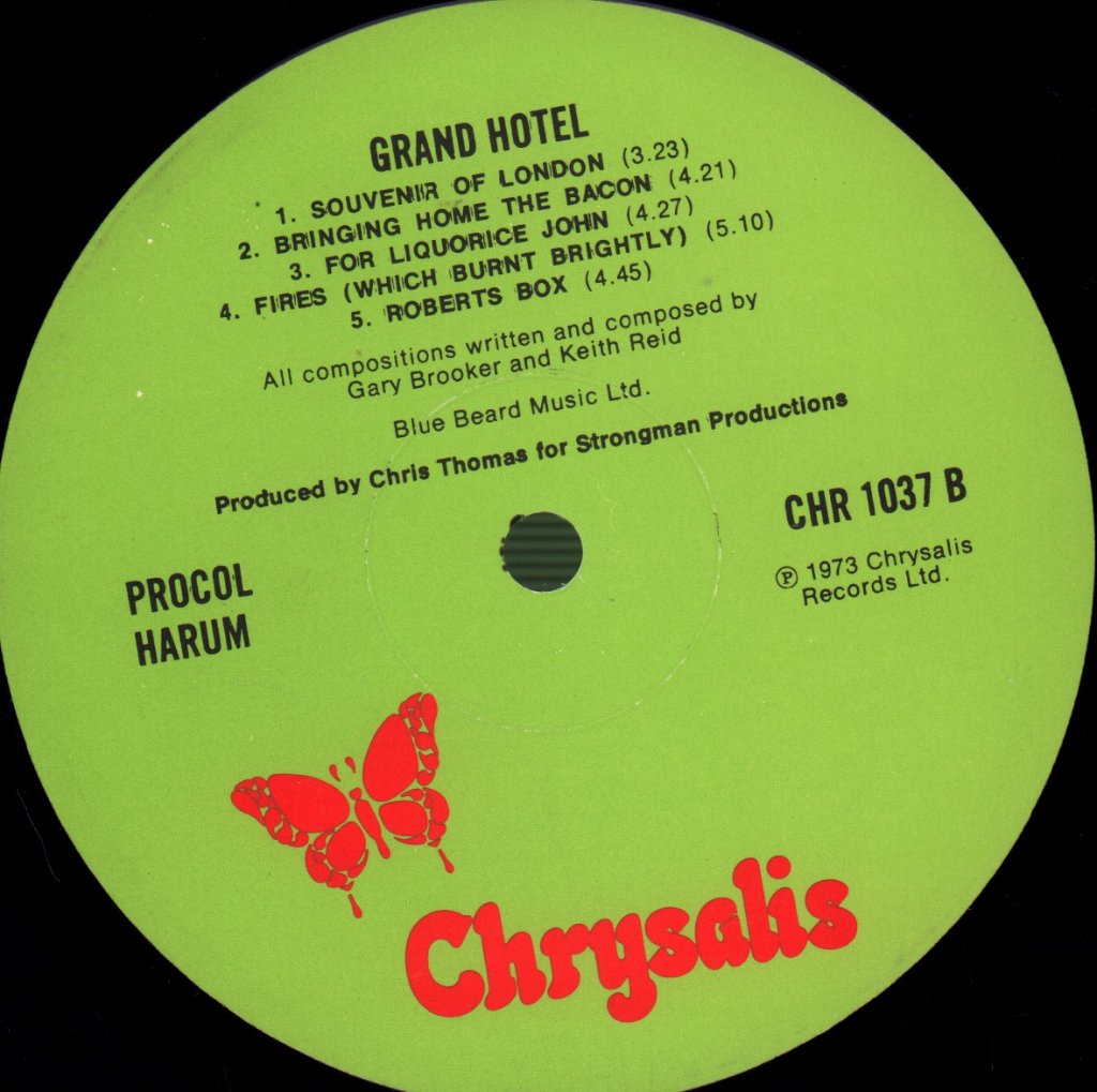 Procol Harum - Grand Hotel - Lp
