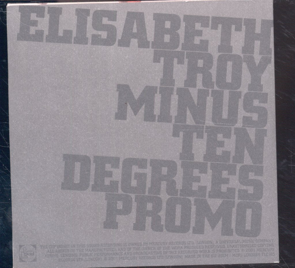 Elisabeth Troy - Minus 10 Degrees - Cd