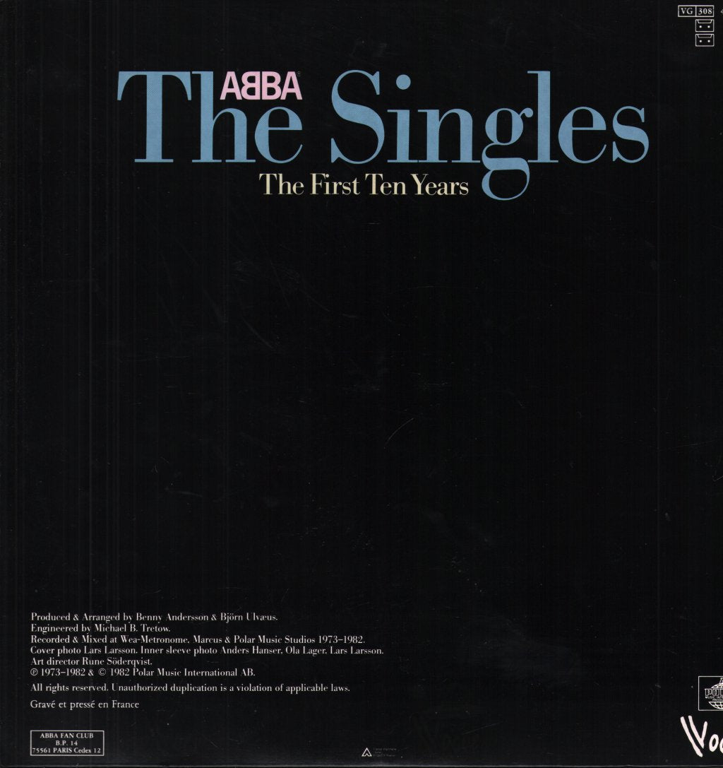 ABBA - Singles - The First Ten Years - Double Lp